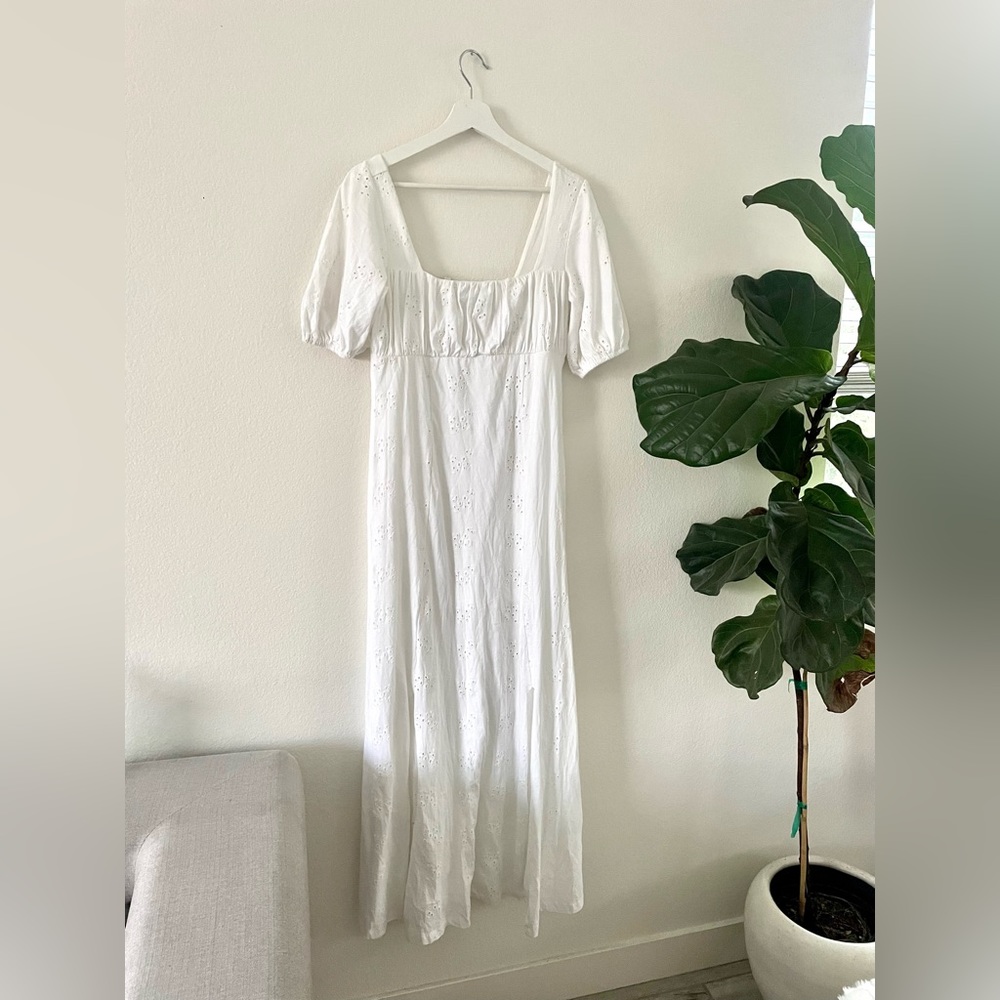 ASOS Maternity White Eyelet Dress NWT Size EU 38 US 6